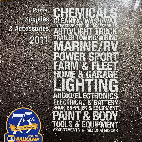 NAPA Balkamp PSA Parts Supplies and Accessories Catalogue 2011 - Picture 3 of 8